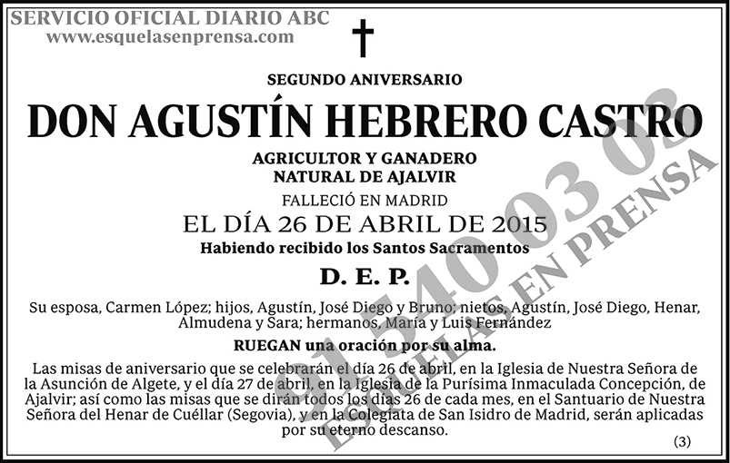 Agustín Hebrero Castro
